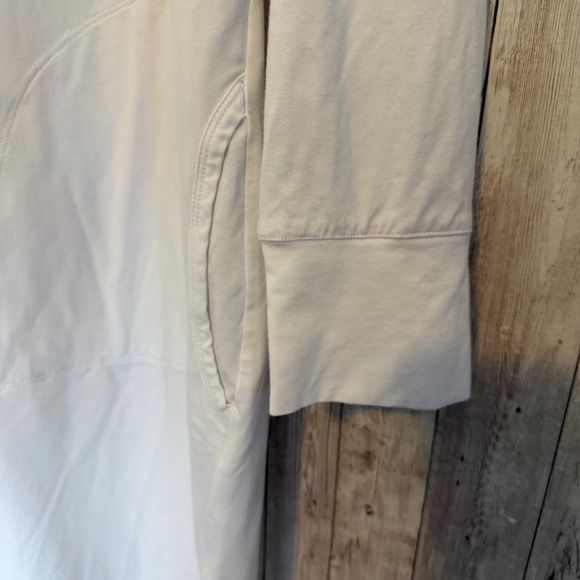 Solbari UPF50+ White Viscose Bamboo Hooded Long Jacket - Picture 6 of 10